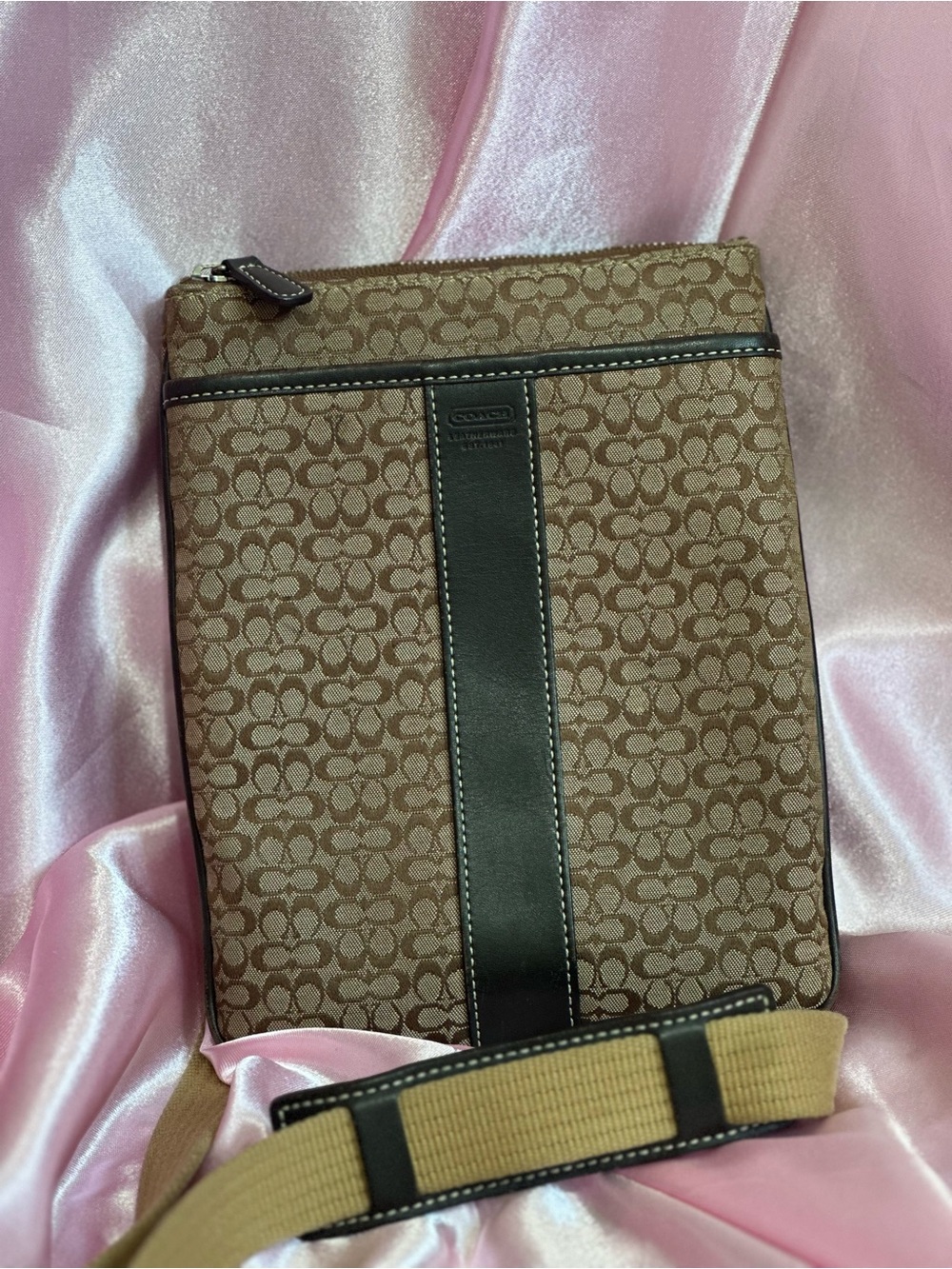 Vintage Coach Brown Signature